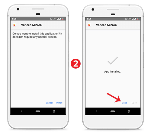 cài đặt apk microg trên android